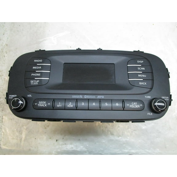 Pre-Owned 14 15 16 Kia Soul Bluetooth Satellite Radio Receiver Head Unit OEM AM1A0B2AN LKQ - Verify Specific Vehicle Fitment In Description - (Good)