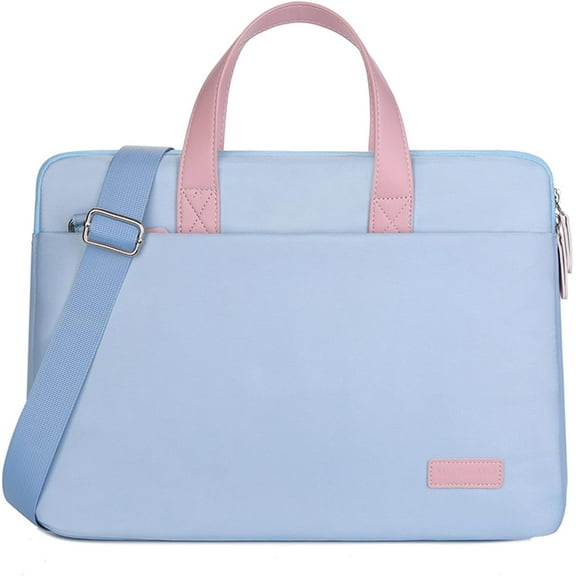 14 15.6 inch Laptop Case, Basics Laptop Bag with Compartment, Carrying Briefcase Messenger Bag with Strap,Pocket