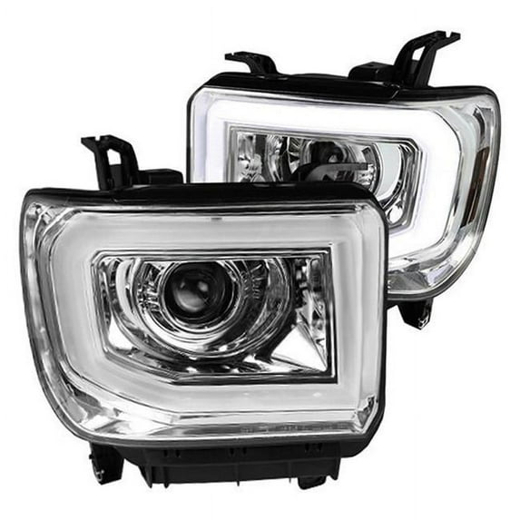 14-15 GMC Sierra Projector Headlights - Chrome