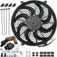 thumbnail image 1 of 14-15 Inch 180w Electric Fans Radiator In-Hose Ground Thermostat Wiring Kit, 1 of 7