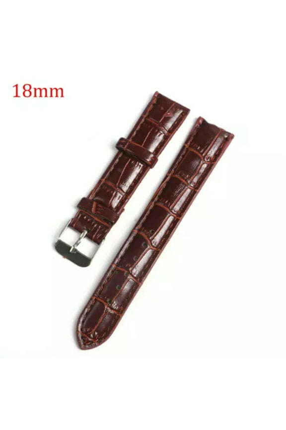 14/16/18/20/22mm PU Leather Watch Strap Watch Band Universal Replacement Strap