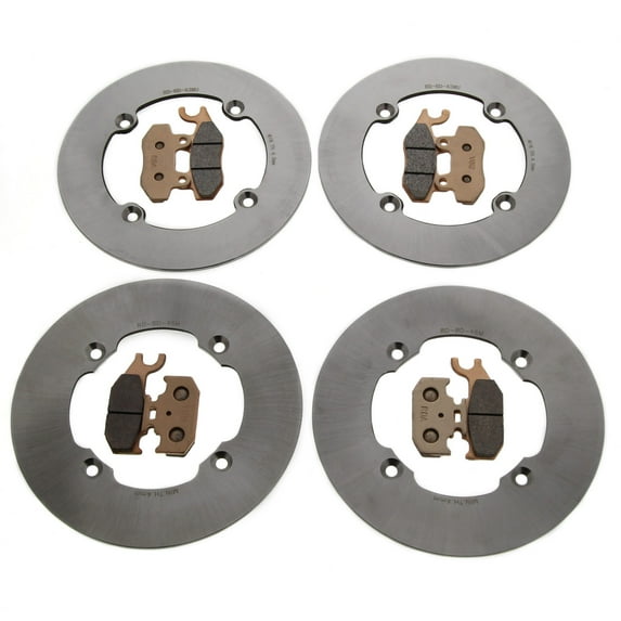 14-16 Can-Am Maverick XXC DPS 1000R Front Rear MudRat Brake Rotors & Brake Pads