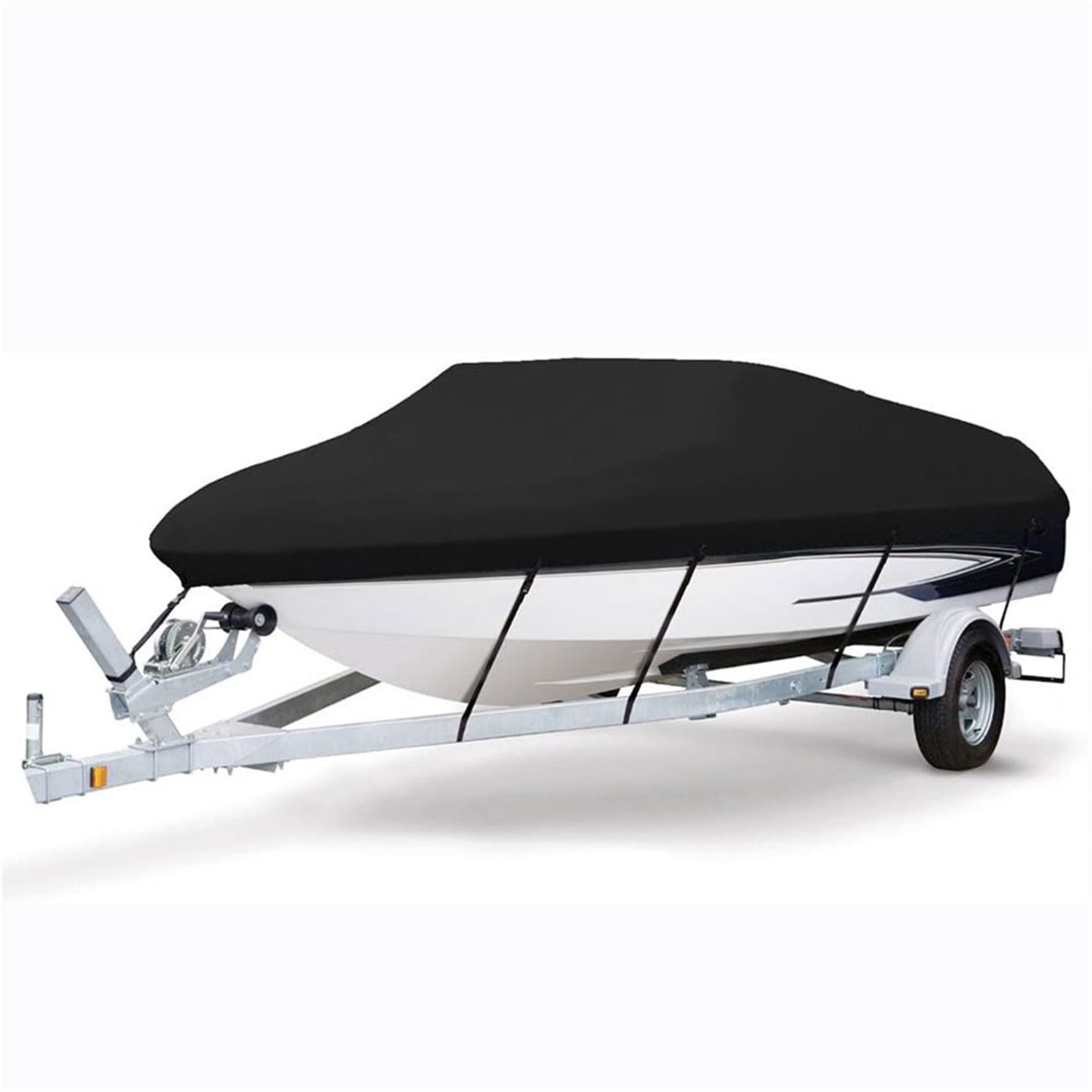 14 - 16Ft Boat Cover Heavy 600D Marine Grade Polyester Canvas ...