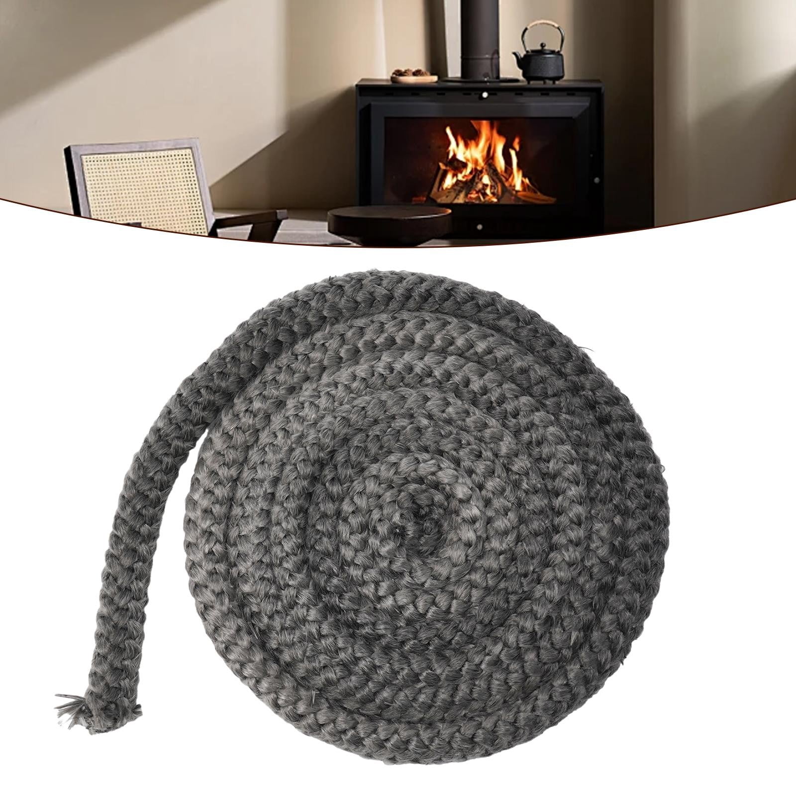 14/16mm 2M Fireplace Sealing Rope Gasket Cord Wood Burning Stove Door