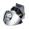 thumbnail image 1 of 14-16mm Half-Moon Rv Latch Button Push Lock Motorhome Cabinet for Yachts Trailer Silver, 1 of 9