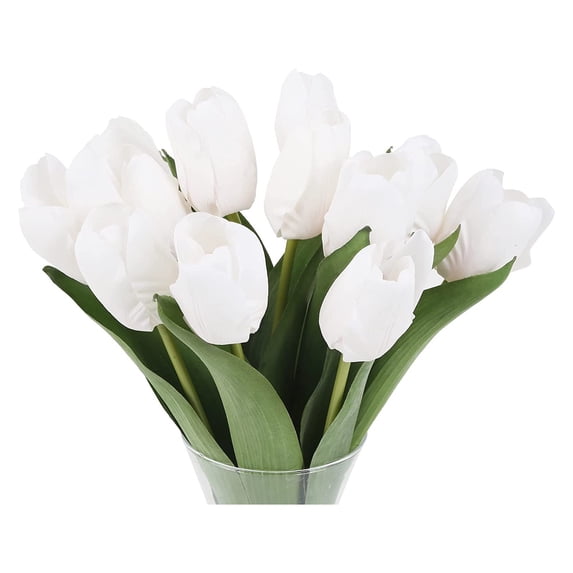 14.17 "Tulip Simulation Bouquet Moisturizing Fake/Artificial Flower Simulation Plant Dining-Table Decoration Photography Flower Arrangement Decoration, 10PCs