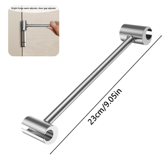 14-19mm (0.55-0.75in) Door Hinge Adjustment Tool - Heavy-Duty Hinge Adjustment Wrench, Door Gap Adjustment Tool for Flag Hinges Only, Ideal for Home Door Repair and Residential Door Hinge Tool