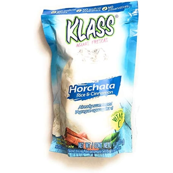 14.1Oz Klass Horchata Rice & Cinnamon Mexican Flavored Drink Mix (Pack Of 1)