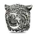 thumbnail image 1 of 14.1mm 925 Sterling Silver Reflections Jaguar Hinged Bead Charm Pendant Necklace for Women, 1 of 2
