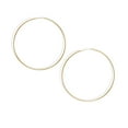 thumbnail image 1 of 14/20 Gold Filled 65mm Endless Hoop Hoop Earrings 65mm in Diameter Tubing is 1.25mm Hoop Earring for Women, 1 of 2