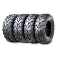 thumbnail image 1 of 14-20 Yamaha RHINO 700 ATV Tire Set WANDA 25x8-12 25x10-12 lite Mud, 1 of 5