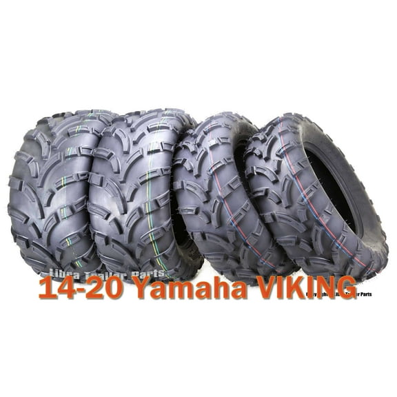 14-20 Yamaha VIKING ATV Tire Set WANDA 25x8-12 25x10-12 lite Mud