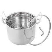 14.25 in. 21.5 qt. Stainless Steel Canner, Silver
