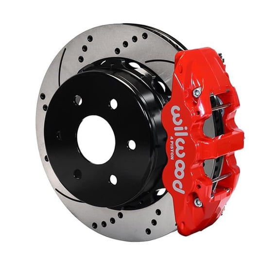 14.25 in. Big Brake Truck Rear Brake Kit - Red