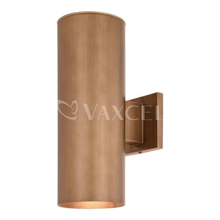 14.25 in. Chiasso Outdoor Wall Light, Warm Brass