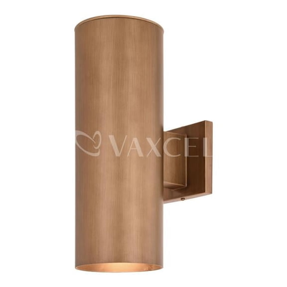 14.25 in. Chiasso Outdoor Wall Light, Warm Brass