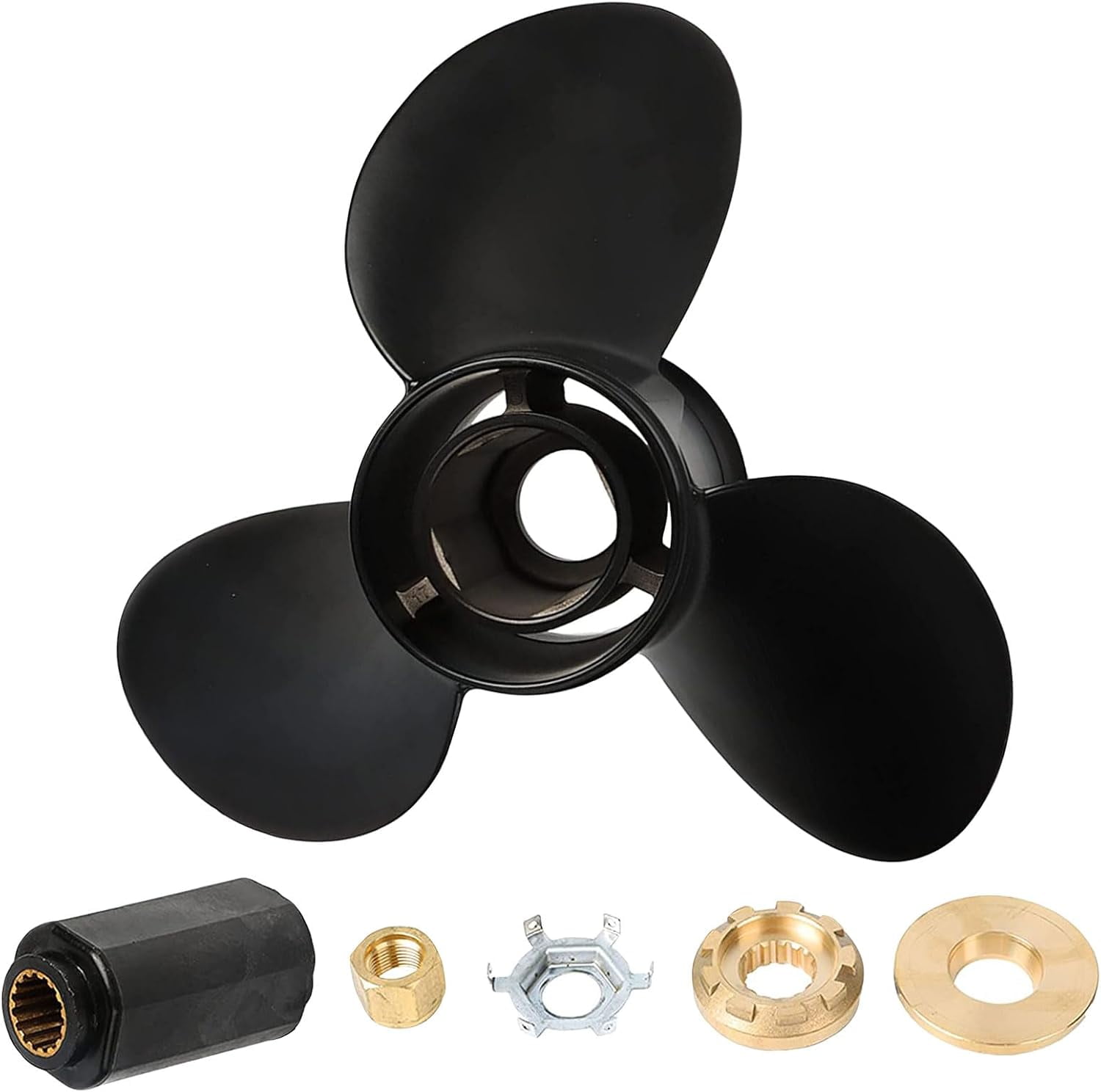 Prop 48 Buitenboord Propeller Mercury Boatman 10 7/8x11 Aluminium ...