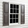 thumbnail image 1 of 14 3/4"W x 75"H EverColor Raised Panel Exterior Vinyl Shutters, w/Installation Shutter-Lok's & Matching Screws (Per Pair), Musket Brown, 1 of 9