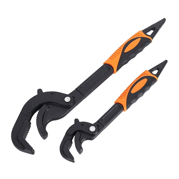 14-30 / 30-60mm Universal Key Pipe Wrench Open End Spanner Set High-carbon Steel Snap N Grip Tool Plumber Multi Hand Tool ,Durability That Lasts