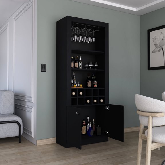 14.30in Depth Modern - Stemware Display - Coffee Bar - Add Elegance to Space