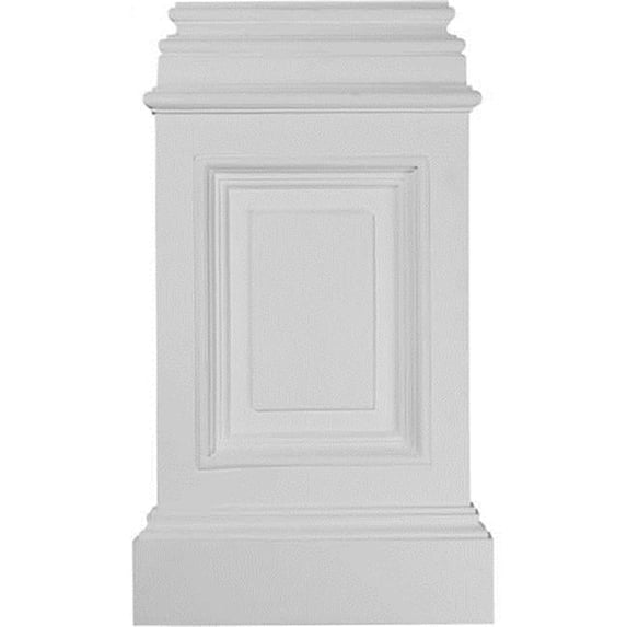 14.38 in. W x 2.50 in. D x 24.75 in. H Architectural Classic Large Pedestal Base