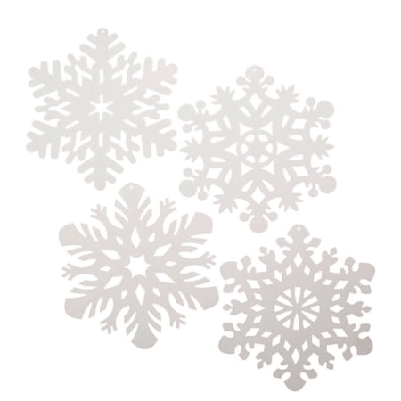 14.4" White Snowflakes (pack of 24)