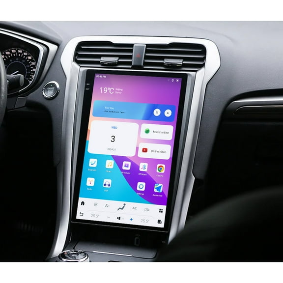 13.6 inch vertical screen For Ford Mondeo 2013-2019 car radio multimedia stereo Player Android Unit