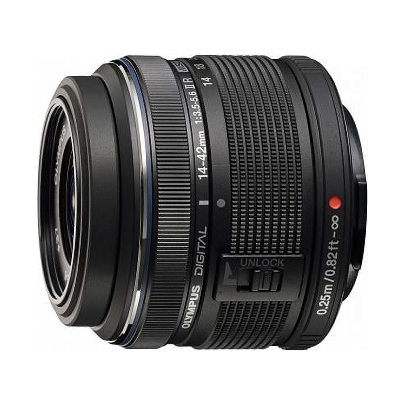 14 - 42 mm Zuiko F-3.5-5.6 II R Lens for 4 Thirds, Black - Walmart.com