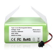 14.4V 2800mAh Replacement Battery for Eufy RoboVac 11 11S 11S MAX 30 15C 15T 12 35C Ecovacs Deebot N79S DN622