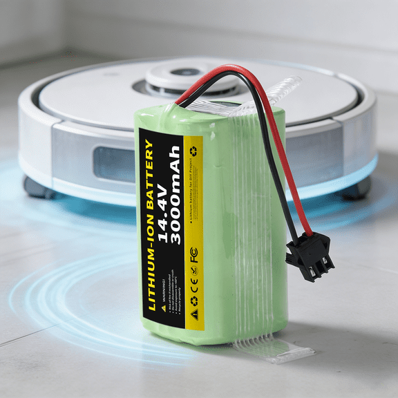 14.4V 3000mAh Replacement Battery Compatible with RoboVac 11, 11S, 15C, 30, G30, Deebot N79, Coredy R300, Rechargeable Li-Ion Battery Pack