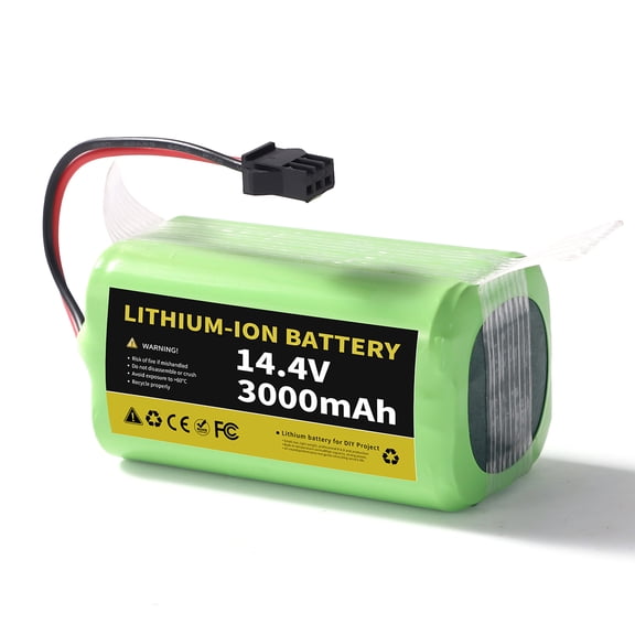 14.4V 3000mAh Replacement Battery Compatible with RoboVac 11, 11S, 15C, 30, G30, Deebot N79, R300, X500, Lithium-Ion Battery Pack