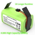 thumbnail image 1 of 14.4V 4000mAh Battery for Eufy RoboVac 11 11S MAX 30 15T 35C TW4-11 14.4v 4.0Ah Li-ion Replacement Battery, 1 of 9