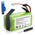 thumbnail image 1 of 14.4V 5000mAh Replacement Battery for Shark Ion Robot RVBAT850 RVBAT700 - Compatible with RV750 RV850 R75 R85 RV720 RV1000S RV101AE RV700_N RV720_N, 2-in-1 Connector, 1 of 10