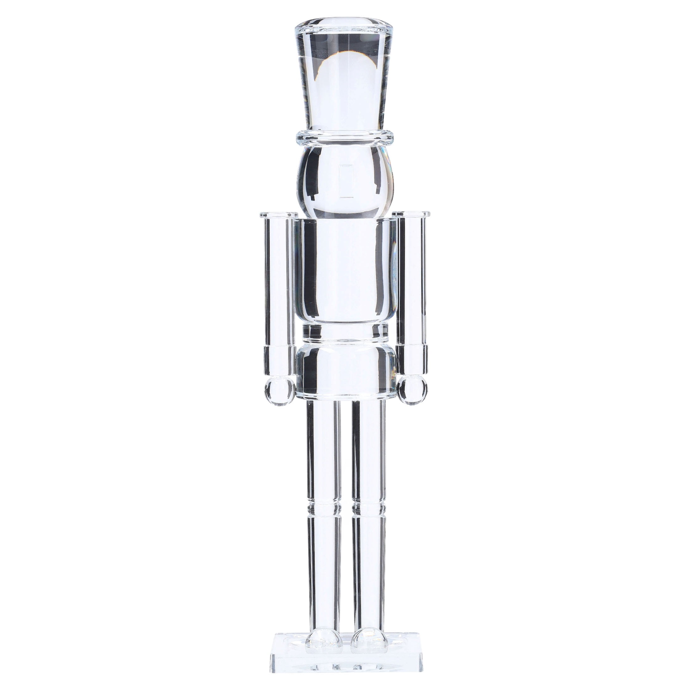 Acrylic Nutcracker Christmas Decoration, Clear, 15", by Holiday Time