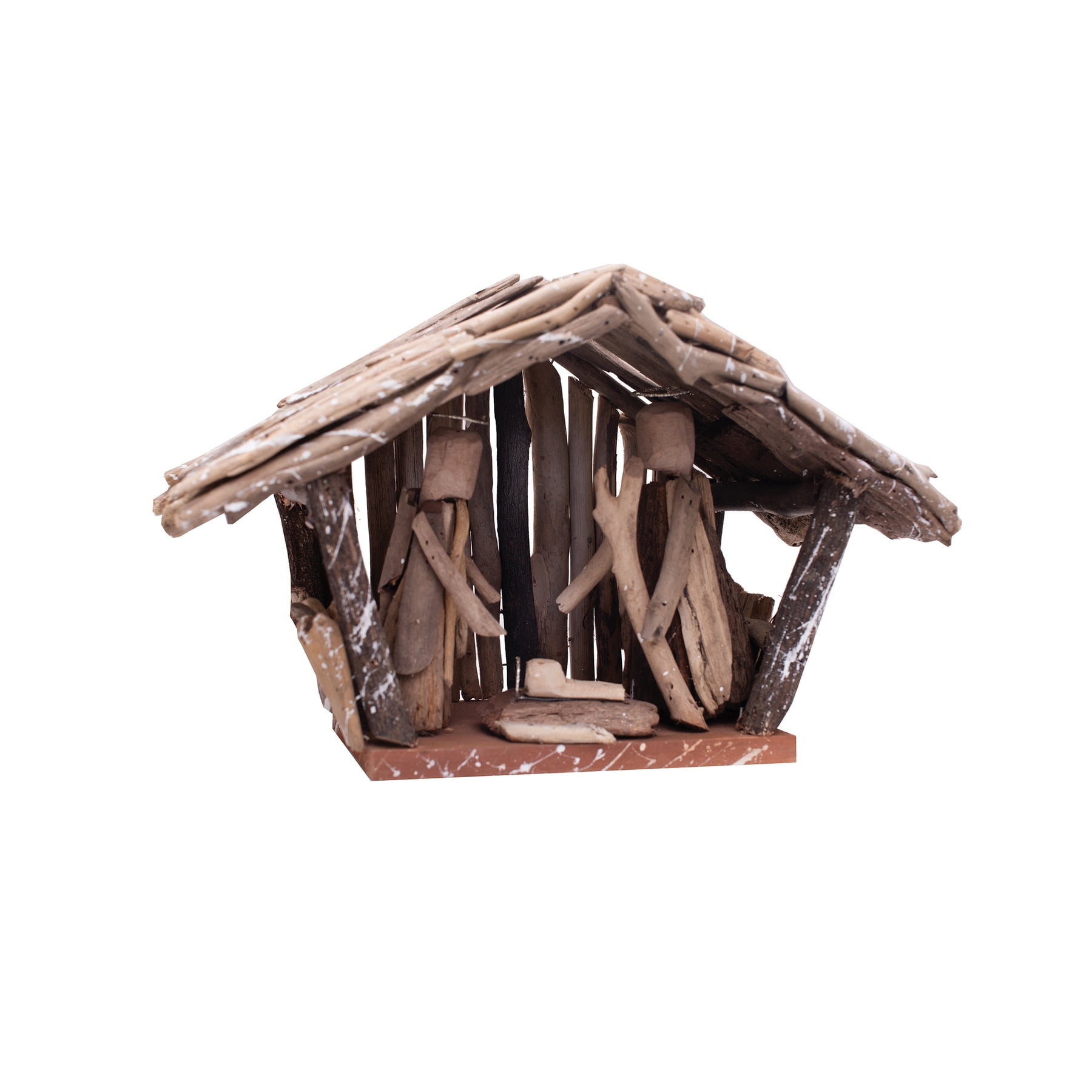 14.5" Driftwood Christmas Nativity Christ, Small Figurine Single