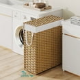 thumbnail image 1 of 14.5 Gallon (55L) Wicker Laundry Hamper with Lid Laundry Basket with Handles Clothes Hamper Adult Natural, 1 of 6