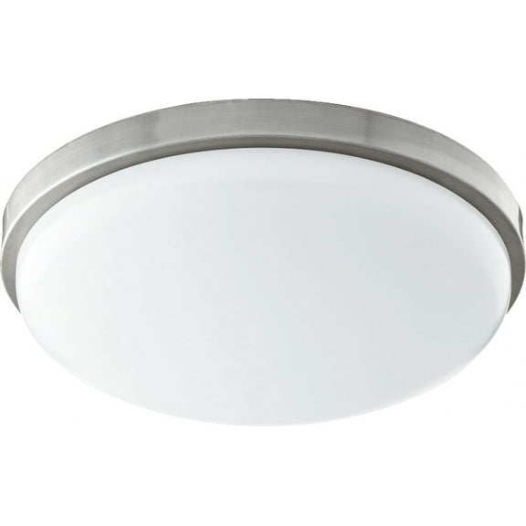 14.5 Inch 23W 1 Led Round Flush Mount-Satin Nickel Finish Quorum Lighting 902-15-65