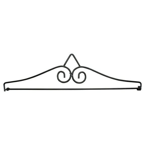 Northlight 14.5 Inch Black Metal Garden Flag Hanger