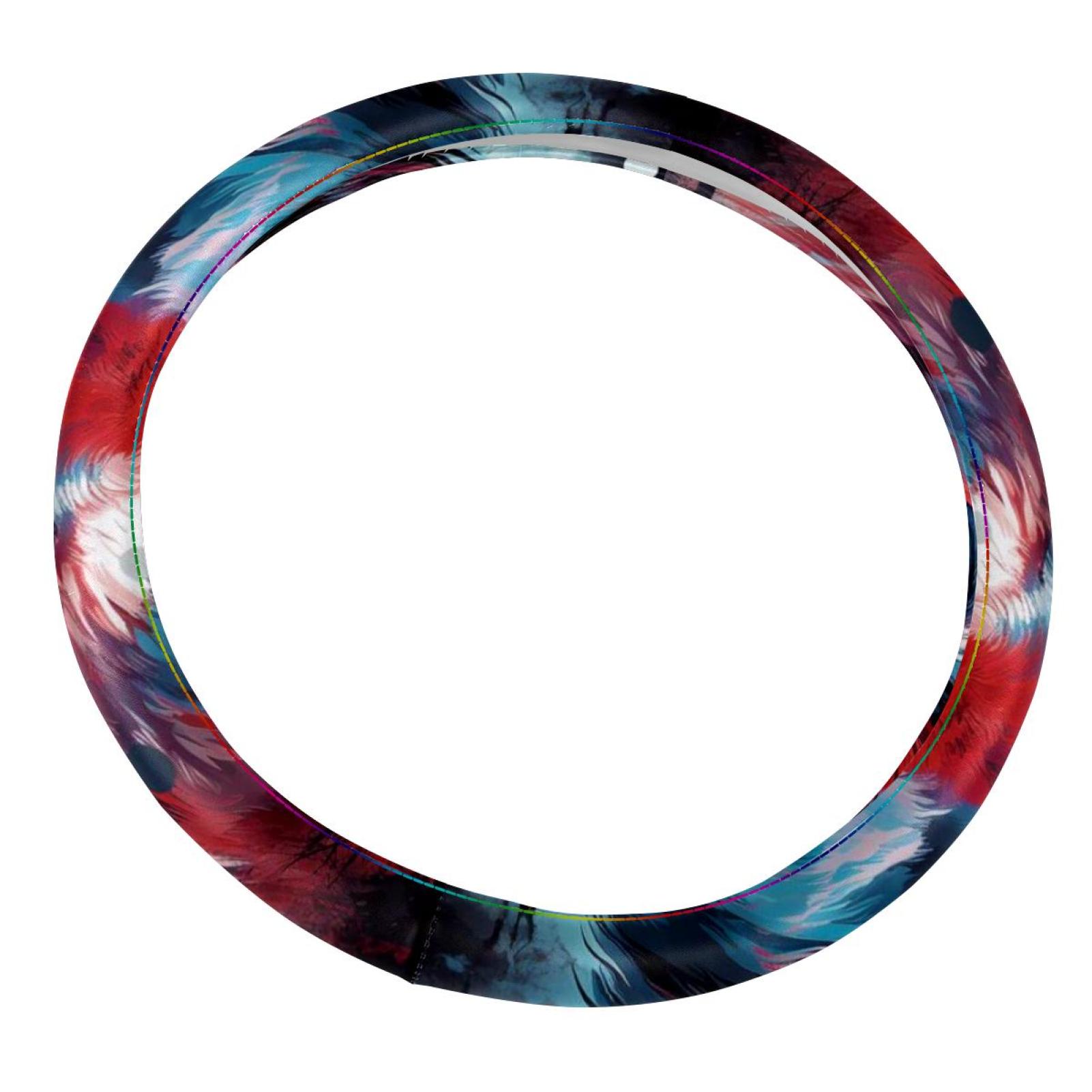 14.5 Inch PVC Leather Steering Wheel Cover Auto Accessories for Car