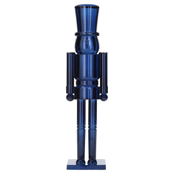 Acrylic Nutcracker Christmas Decoration, Navy Blue, 15", by Holiday Time