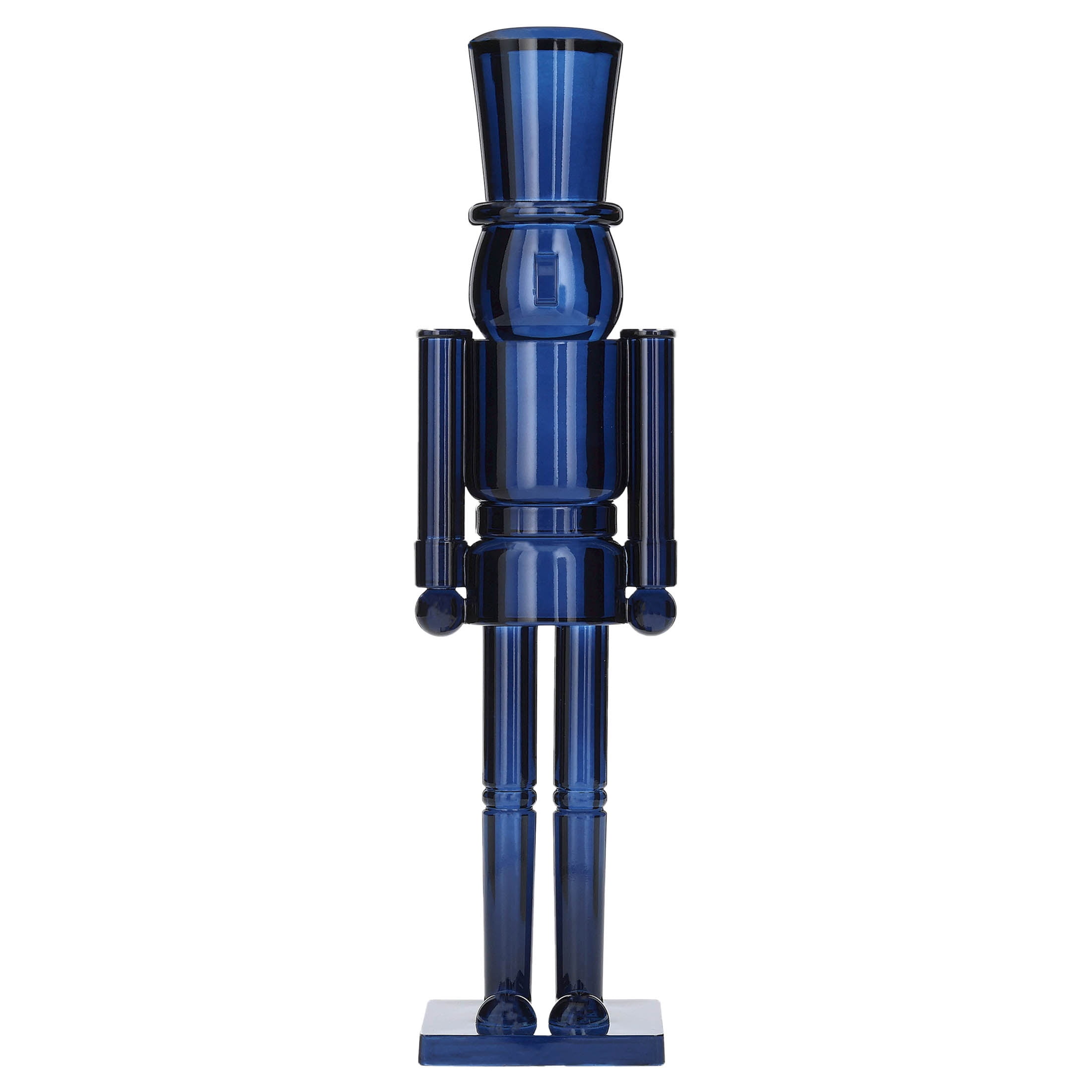 Acrylic Nutcracker Christmas Decoration, Navy Blue, 15", by Holiday Time