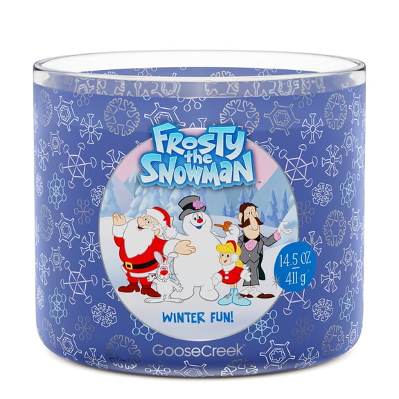 Goose Creek 3-Wick Frosty the Snowman, Winter Wonderful Scented Jar Candle, 14.5oz.