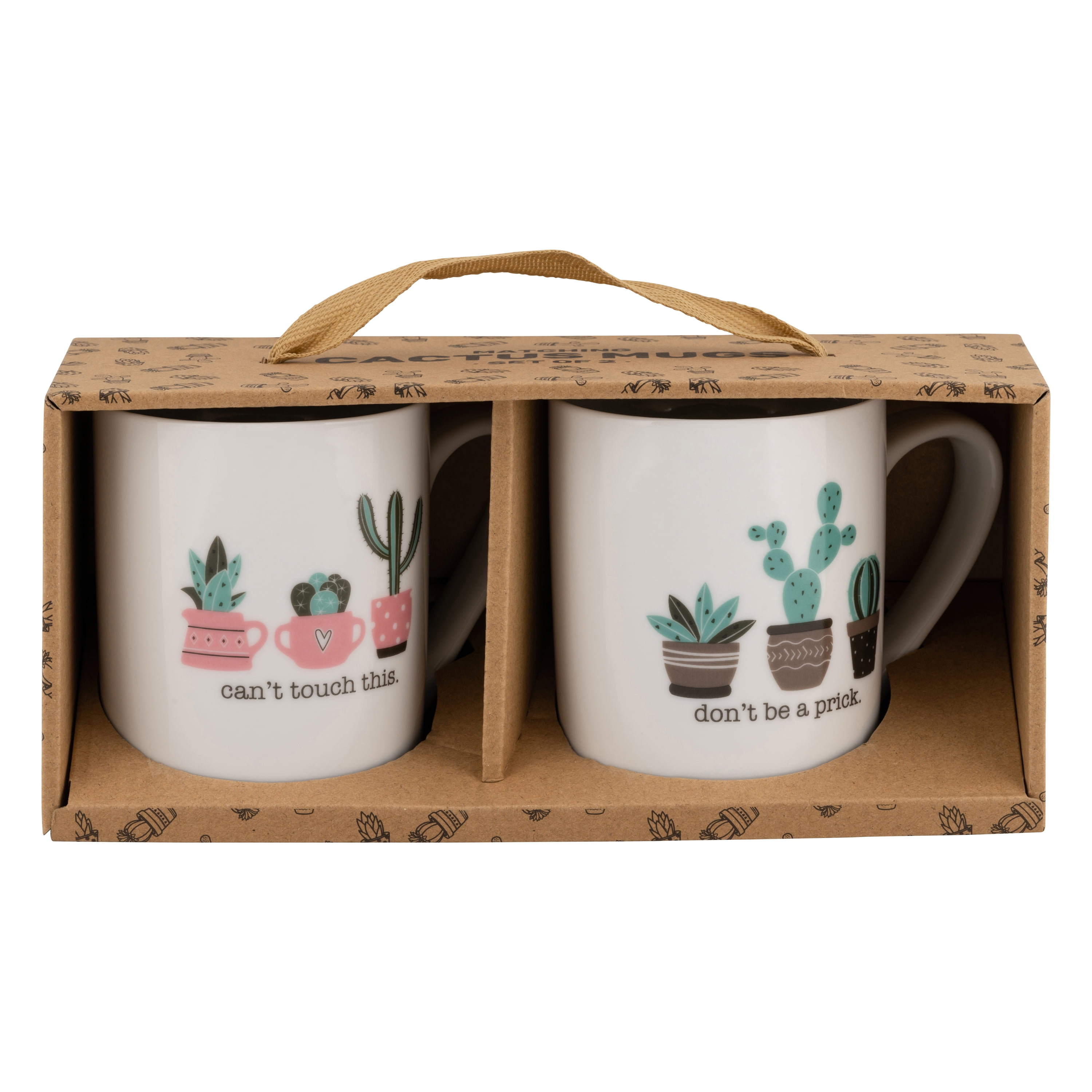 14.5 Oz. Cactus His & Her Mug Set, 2 Piece