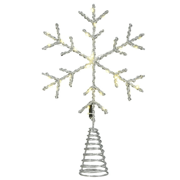 14.5 in. Snowflake Tree Top for Artificial Trees with Dual Color® Lights