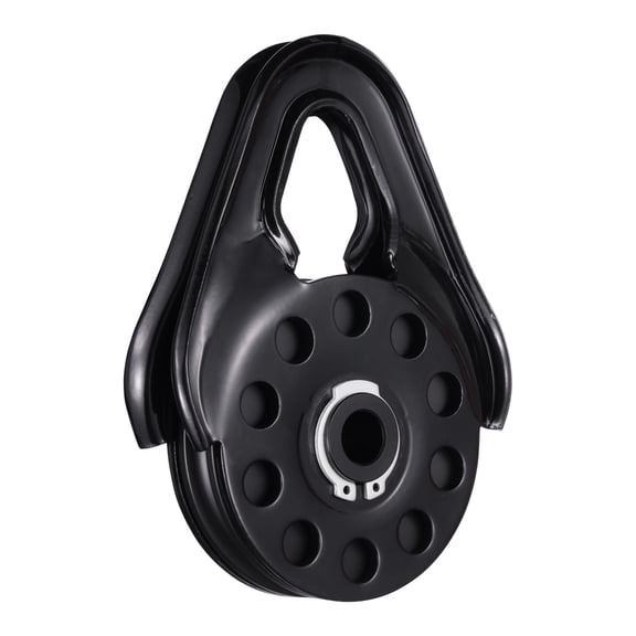 14.5 Ton Snatch Block for Winch Recovery Heavy Duty 32000 lbs Break Strength Works with 3/8 Inch Rope Compact Offroad Towing Accessory for Truck Tractor ATV UTV