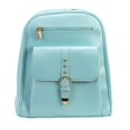 thumbnail image 1 of 14.5 in. Madison Leather Business Laptop Tablet Backpack, Aqua Blue, 1 of 1