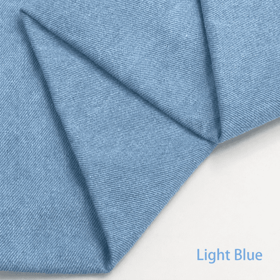14.5 oz Extra Heavyweight 100% Cotton Denim Fabric by The Yard, 7s x 7s Sand-Washed Denim Cloth for Jackets, Pants, Shoes, Hats and DIY Sewing