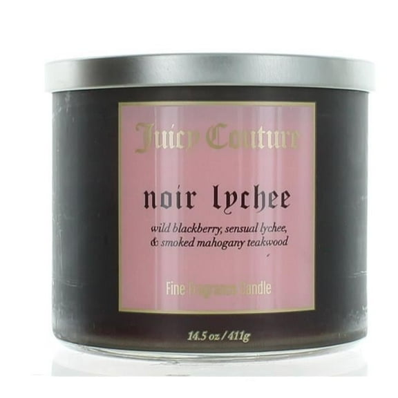 14.5 oz Noir Lychee Soy Wax Blend 3 Wick Candle