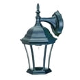 thumbnail image 1 of 14.5 x 8 x 8.25 in. Bryn Mawr 1-Light Matte Black Wall Light, 1 of 1