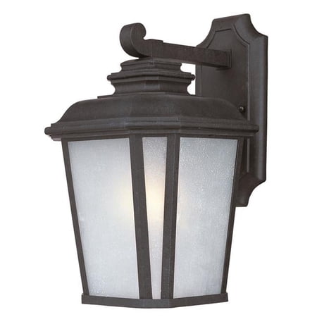 14.5 x 9 in. Radcliffe One Light Small Outdoor Wall, Black Oxide